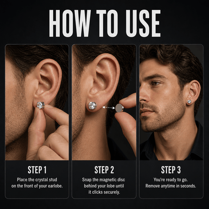 FizNow™ Magnetic Stud Earrings