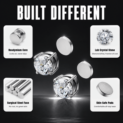 FizNow™ Magnetic Stud Earrings