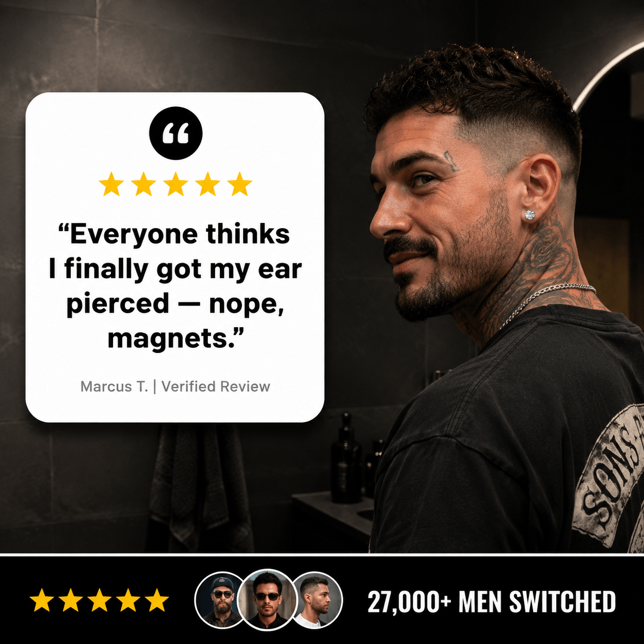 FizNow™ Magnetic Stud Earrings
