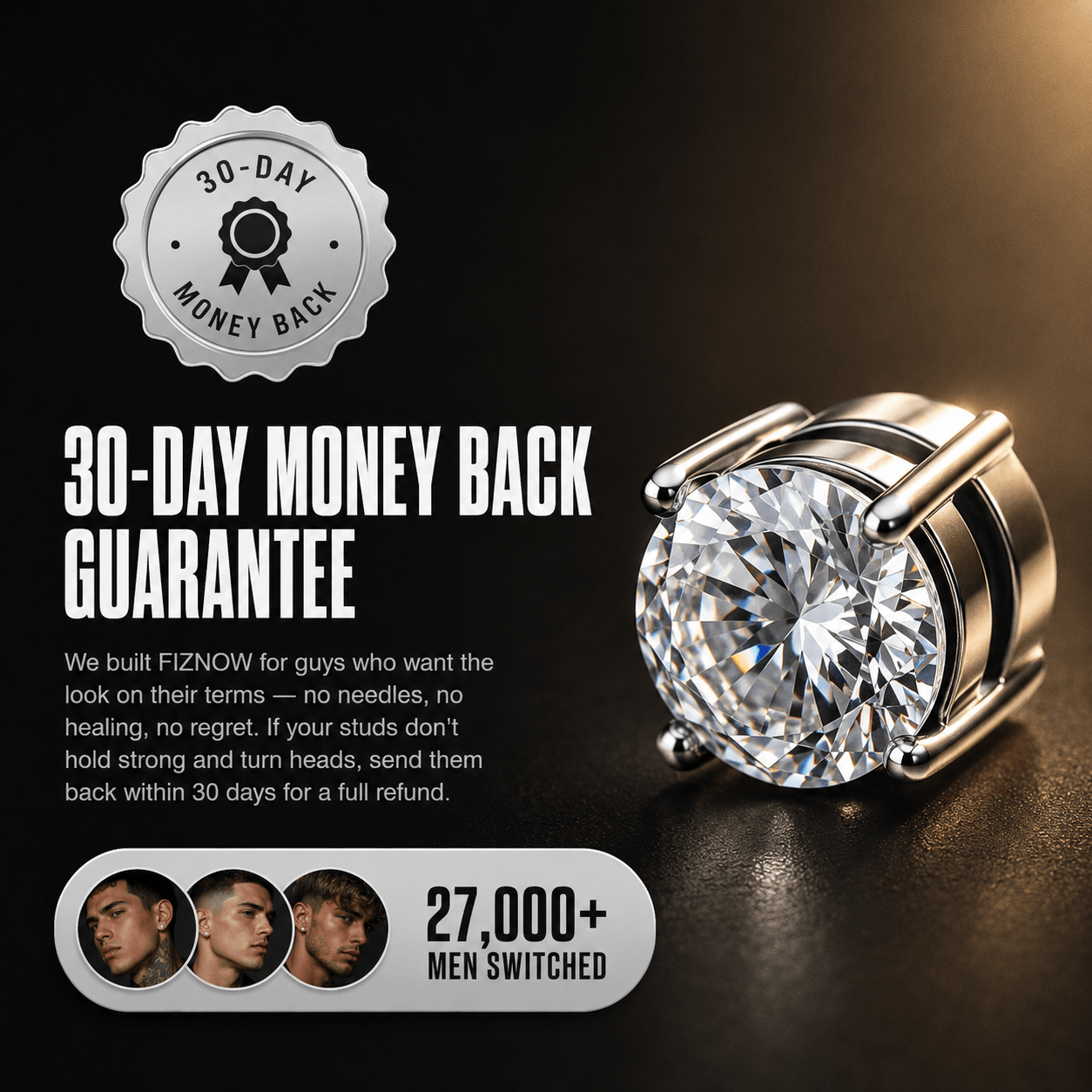 FizNow™ Magnetic Stud Earrings